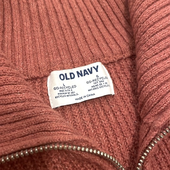 Old Navy Quarter Zip Knit Sweater - Picture 2 of 4